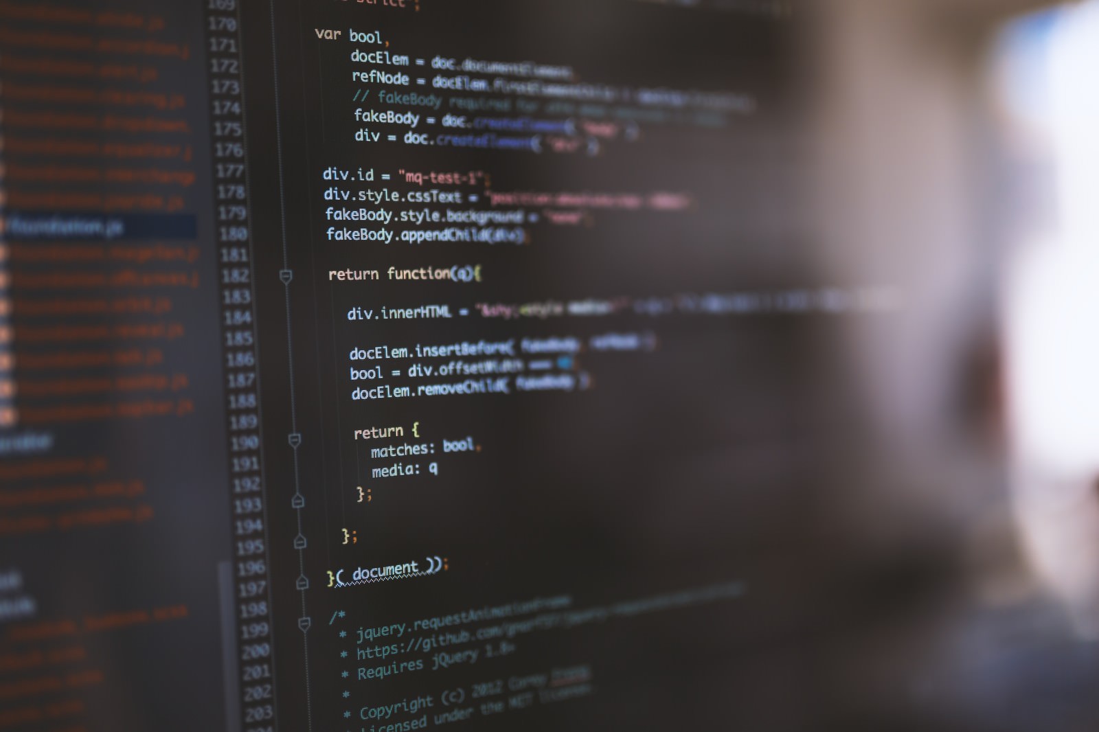 PCに表示されるコード